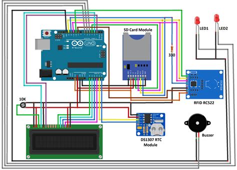 rfid and sd card arduino|rfid Arduino circuit diagram.